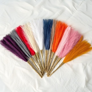 Fleur artificielle <span class=keywords><strong>de</strong></span> 55 cm, <span class=keywords><strong>herbe</strong></span> <span class=keywords><strong>de</strong></span> <span class=keywords><strong>la</strong></span> <span class=keywords><strong>pampa</strong></span>, <span class=keywords><strong>fausse</strong></span> composition florale, décoration <span class=keywords><strong>de</strong></span> sol pour salon et mariage, plante artificielle - Product Image 1