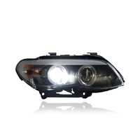 Ensemble de phares LED KGKB pour BMW X5 E53 3.0i 4.4i 4.8is 2003-2006, mise à niveau Angel Eyes DRL, double lentille, clignotant, Plug and Play