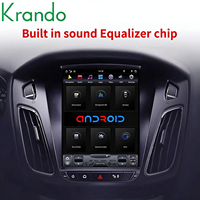 Radio Mobil Tesla 9.7" untuk Ford Focus 3 2011-2019 Android Multimedia Autoradio Stereo Navigasi Wireless CarPlay 4G Sim Card GPS