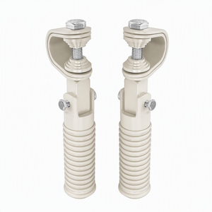 LEITE Estriberas de Motocicleta de Aluminio con Abrazadera de Montaje para Protector de Motor Delantero Izquierdo 1 Pulgada 1.25 Pulgadas Mejora de Adaptación - Product Image 1