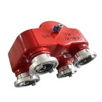 Adaptateur de pompe incendie à quatre sorties en acier inoxydable 304/316 pour l'industrie incendie australienne / Vanne de réduction de pression / Pompe à eau