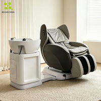 Fauteuil de lavage électrique confortable pour salon de coiffure, lit de massage, fauteuil de shampoing, bac de lavage de cheveux, bassin de spa multi-angles