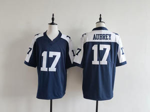 高品质批发现货美国球衣达拉斯牛仔定制刺绣足球球衣 - Product Image 1