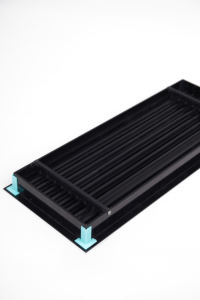 Tùy chỉnh hiện đại bản lề thông gió không khí trở lại lưới tản nhiệt Lọc louver vuông mới nhất nóng bán tùy chỉnh kích thước ngoài trời Air Vent trở lại - Product Image 4