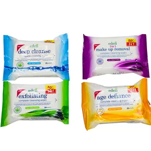 Lingettes humides nettoyantes Solution désodorisante Lingettes personnelles à l'aloe vera pour aisselles Lingettes déodorantes pour hommes et femmes