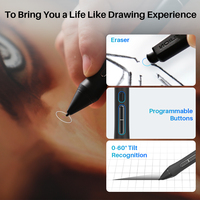 Tablette graphique Huion 18,4 pouces 4K pour PC, tablette de dessin professionnelle avec écran, stylet numérique intelligent Kamvas Pro 19