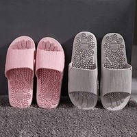 ÉCHANTILLON GRATUIT Pantoufles de massage par acupression Sandales de réflexologie pour le soulagement de la douleur de la voûte plantaire antidérapantes pour le bain et la douche