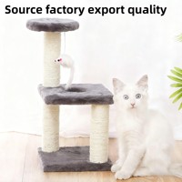 Arbre à chat minimaliste en sisal avec griffoir et plateforme de saut, modèle MX01, pour le commerce international