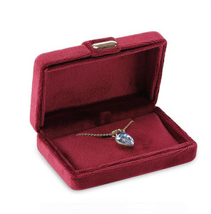 Caja de joyería de alta calidad hecha en China para anillos, caja de terciopelo para anillos, caja de joyería. - Product Image 2