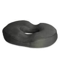 Coussin de siège ergonomique en mousse à mémoire de forme avec gel rafraîchissant, pour coccyx, hémorroïdes, orthopédique, anti-acariens, amovible