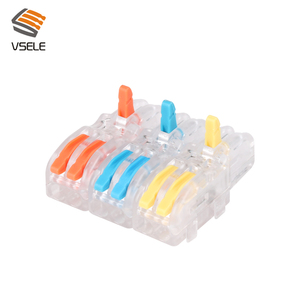 Đầu nối tước dây tự động nhanh 3 trong <span class=keywords><strong>6</strong></span> đầu ra Đầu nối nhanh <span class=keywords><strong>6</strong></span> chân - Product Image 3