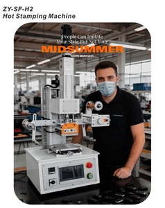 Machine de marquage <span class=keywords><strong>à</strong></span> <span class=keywords><strong>chaud</strong></span> pour sceaux de sécurité avec servomoteur, pour sceaux en plastique, numérotation séquentielle, deux têtes, presse <span class=keywords><strong>à</strong></span> <span class=keywords><strong>chaud</strong></span>, imprimante de <span class=keywords><strong>dorure</strong></span> - Product Image 2