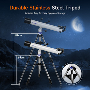 Svbony Refractor Telescope 90mm 800mm 32x Stainless Steel Tripod Astronomical Observation - Product Image 1