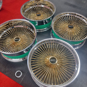 ล้อแม็กซ์ LENZIO BRAND 5x114.3 ลายซี่ลวด สีทอง ขนาด 24 นิ้ว - Product Image 5