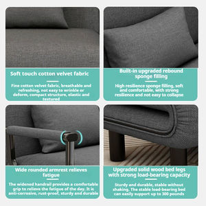 Opvouwbare Slaapbank Multifunctionele Converteerbare Slaapstoel Voor Kleine Ruimte Woonkamer Duels Logeerbed Dual Purpose Meubels - Product Image 4