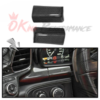 Kits d'intérieur en fibre de carbone 458 capuchons de garniture de tableau de bord droit et gauche pour Ferrari 458 Italia Spider