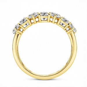 Bague élégante en diamant de laboratoire en forme de poire de 1,75 carat avec argent sterling 925, titane, or 10K, 14K, 18K, bijoux fins contemporains - Product Image 4
