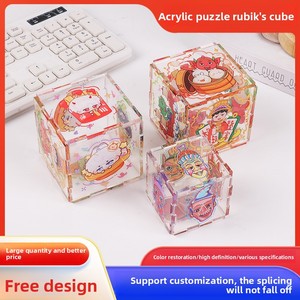 <span class=keywords><strong>Cubo</strong></span> <span class=keywords><strong>de</strong></span> <span class=keywords><strong>Rubik</strong></span> <span class=keywords><strong>de</strong></span> acrílico transparente personalizado, rompecabezas <span class=keywords><strong>de</strong></span> <span class=keywords><strong>estrella</strong></span> <span class=keywords><strong>de</strong></span> dibujos animados, caja <span class=keywords><strong>de</strong></span> almacenamiento <span class=keywords><strong>de</strong></span> piezas <span class=keywords><strong>de</strong></span> juguete DIY para estantes <span class=keywords><strong>de</strong></span> exhibición <span class=keywords><strong>de</strong></span> escritorio - Product Image 3