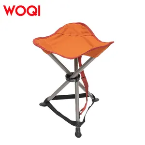 WOQI pieghevole compatto panca campeggio treppiede portatile Ultra leggero zaino sedia