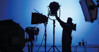 2800K-6500k 500W RGBW Studio lumière professionnelle Led prise de vue vidéo CRI95 Film éclairage Équipement Super Compact poids léger