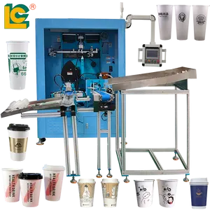 Tự động cup máy in cho cốc giấy máy in máy Capsule cup Màn hình máy in