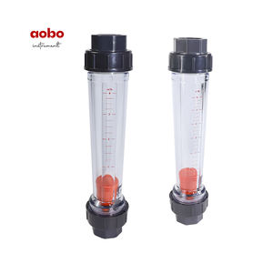 プラスチック油圧オイル海水流量計ガラス管流量計フィールドガラス管流量計プラスチックPSU PC AS ABS304SS - Product Image 1