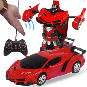 Flytec RC véhicules transformants 1:18 détection de déformation à la main voiture télécommande Robot enfants voiture électrique jouets télécommandés