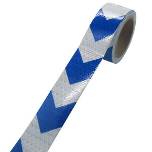 شريط عاكس أحمر وأبيض للسلامة والتحذير، شريط لاصق عاكس للشاحنات والمركبات - Product Image 4