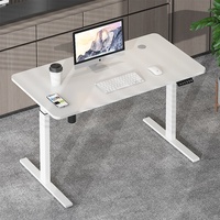 Bureau électrique intelligent au design moderne et simple pour le bureau et l'étude Meubles en métal à hauteur réglable pour la maison et la chambre à coucher