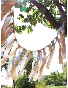 لافتات بربطة عنق من الدانتيل تصنعها بنفسك لافتة أنيقة لعطلات المهبل - Product Image 5