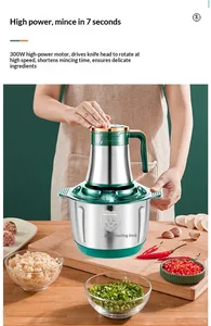 Picadora de Carne SPOUN Dingsheng Tifanlang Multifuncional de Silicona Ligera, Ecológica, Totalmente Automática con Botón de Encendido ConSure - Product Image 3