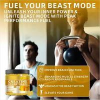 HDK OEM ODM Gommes de créatine monohydrate 1250mg Végétaliennes saveur mangue Absorption rapide Sans gonflement Complément pour la performance musculaire et cérébrale