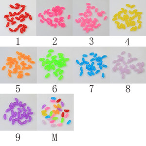 100 PIÈCES Bonbons Gélifiés Arc-en-ciel en Résine, Breloques pour Slime, Mini Bonbons <span class=keywords><strong>QQ</strong></span>, Accessoires DIY Alimentaires, Jouet pour Enfants, Remplissage pour Slime - Product Image 4