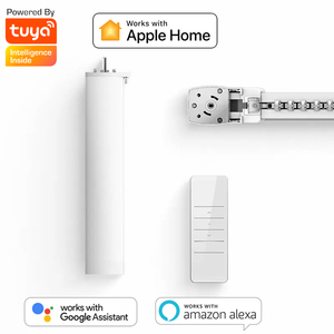 <span class=keywords><strong>Rideau</strong></span> électrique motorisé silencieux, avec <span class=keywords><strong>moteur</strong></span> de commande vocale, pour maison, nouveau modèle 2020 - Product Image 4