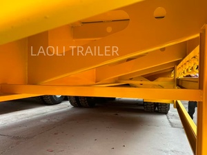 Fabricant de semi-remorques Laoli, remorque à plateau bas <span class=keywords><strong>3</strong></span> essieux 70 tonnes avec pneus miniers 12R20 pour le marché africain - Product Image 5