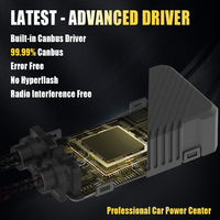 Kit de Conversión de Faros LED G20W H4 con Decodificador EMC, Ajuste Universal, 6000K Blanco Frío, 36000LM Súper Brillante para Autos, Camiones y Motocicletas
