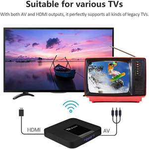 Smart TV Box Android 4K Ultra <span class=keywords><strong>HD</strong></span> Reproductor Multimedia para Streaming de Películas, Juegos y Entretenimiento en el Hogar - Product Image 6