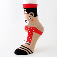 Coréen Nouveau Design Mignon Père Noël Joyeux Noël Chaussettes Femmes
