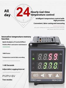 Pengendali temperatur <span class=keywords><strong>Digital</strong></span> <span class=keywords><strong>PID</strong></span>, pengontrol tampilan <span class=keywords><strong>Digital</strong></span> dengan menyampaikan Output Input Universal - Product Image 3