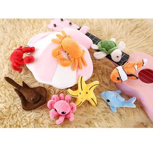 Peluches personnalisées animaux en peluche mignon ensemble de jouets en peluche petit pour la broderie <span class=keywords><strong>tortue</strong></span> de mer d'océan, homard, crabe, dauphin, poisson, pieuvre - Product Image 6