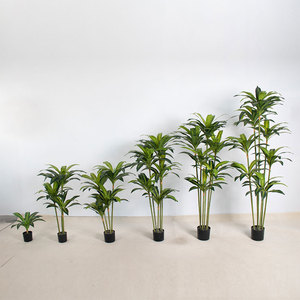 Braziletto Green Leaves Yellow Core Artificial <b>Tree</b> New Trends Greenery Home Living Room Decor Plants - Product Image 1