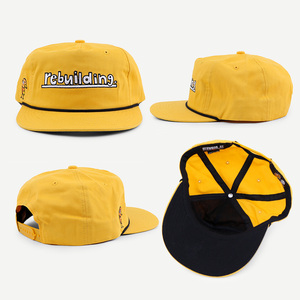 <span class=keywords><strong>Snap</strong></span> trở lại vành phẳng đồng bằng 5 Bảng điều chỉnh Thêu Logo Snapback cap Mũ bán buôn tùy chỉnh bông Snapback cap - Product Image 2