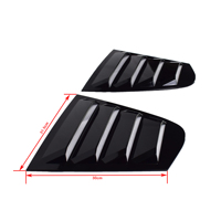 Nouveau 2x Cache de Fenêtre Arrière de Voiture, Volet Latéral, Garniture de Ventilation pour BMW Série 3 F30 2013-2019
