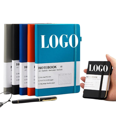 Custom A5 Promotional Notebook PU Leather