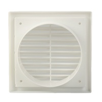 Grille de ventilation électrique en plastique alvéolée de 100-250 mm pour extracteur d'air, haute qualité