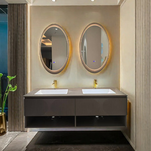 New bathroom basin double basin bathroom cabinet one customizable size washbasin washbasin bathroom cabinet combination - Product Image 1