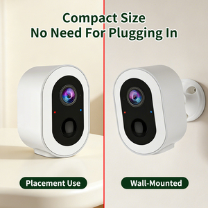 กล้องวงจรปิดไร้สาย 3MP WiFi แบตเตอรี่ 100% พร้อมไฟสปอตไลท์ PIR เสียงสองทาง ใช้งานได้นาน บันทึกข้อมูลบน Cloud และบันทึกข้อมูลลงการ์ด <span class=keywords><strong>TF</strong></span> ขายส่งจากโรงงาน - Product Image 2