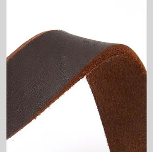 Hakiki İnek Derisi Evcil Hayvan Tasması, İşlemeli Dikişler ve Özelleştirilebilir Gravür ile - Product Image 4