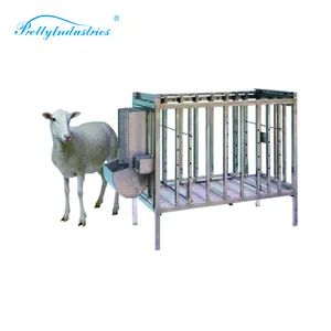 Gaiola de animais pequenos, gaiola de transporte de animais de estimação com rodas, gaiola de ovelha de aço inoxidável de laboratório