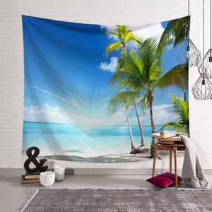La playa del mar de Tapiz India Mandala colgante de pared bohemio gitano psicodélico Tapiz brujería Tapiz - Product Image 1